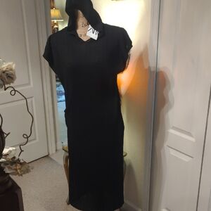 long black sweater dress